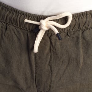Bermudas de Lino para Hombre con Cordón HS24MBE09