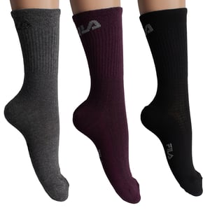 Paquete de 3 Medias Largas de Algodón F3267 para Mujeres