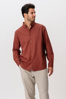 Camisa de Lino - Terracota