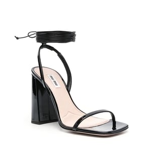 Sandalias de piel Miu Miu