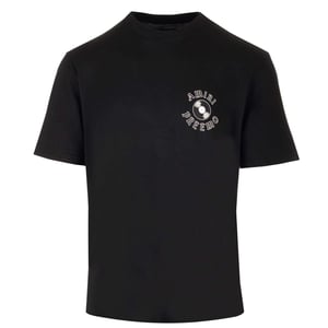 Camiseta negra con logotipo de Amiri Premier Records