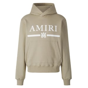 Amiri MA Bar Logo sudadera con capucha beige