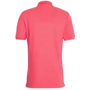 Polo liso rosa eléctrico de Lyle & Scott