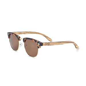 Gafas de sol polarizadas Earth Wood Marokopa - Cebra/Marrón