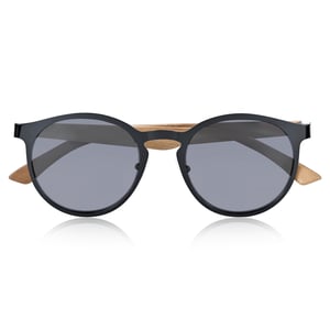 Gafas de sol polarizadas Earth Wood Reine - Marrón oscuro/Negro