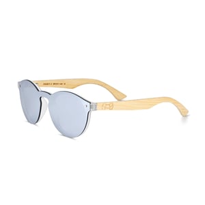 Gafas de sol polarizadas Earth Wood Tulum - Bambú/Plata