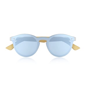 Gafas de sol polarizadas Earth Wood Tulum - Bambú/Plata