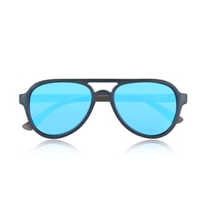 Gafas de sol polarizadas Earth Wood Mazatlan - Nogal/Azul