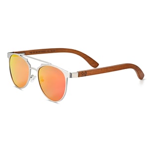 Gafas de sol polarizadas Earth Wood Positano - Secoya/Amarillo anaranjado