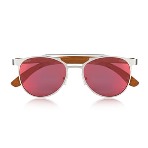 Gafas de sol polarizadas Earth Wood Positano - Secoya/Amarillo anaranjado