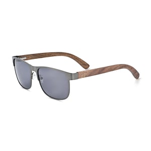 Gafas de sol polarizadas Earth Wood Troon - Marrón oscuro/Negro