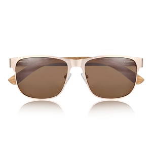 Gafas de sol polarizadas Earth Wood Troon - Cebra/Marrón