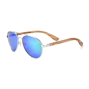 Gafas de sol polarizadas Earth Wood Sayulita - Marrón/Azul-Verde