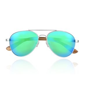 Gafas de sol polarizadas Earth Wood Sayulita - Marrón/Azul-Verde