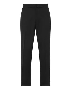 Wool Wide Leg Trousers