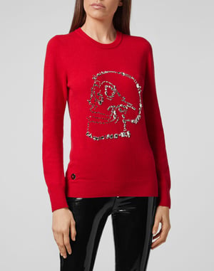 Jersey Cuello Redondo Skull