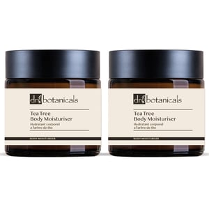 Dr Botanicals Humectante Corporal de Eucalipto y Té Tree 120ml x 2 Paquete Doble