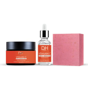 Conjunto de Regalo para el Cuidado de la Piel por la Mañana con Vitamina C Antienvejecimiento Dr H