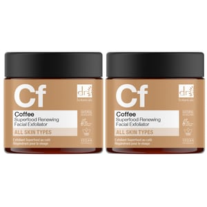 Dr Botanicals Exfoliante Facial Renovador de Superalimento de Café 60ml x 2 Pack Dúo