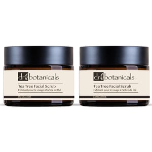 Dr Botanicals Exfoliante Facial de Eucalipto y Árbol de Té 50ml x 2 Pack Dúo