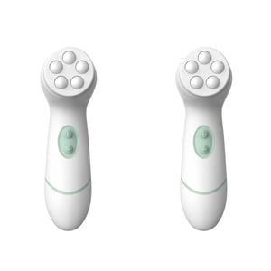 skinChemists Cepillo de Limpieza Facial y Corporal Avanzado - Paquete Dúo de 4 Cabezas x 2
