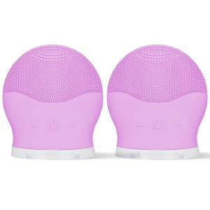 skinChemists Limpiador Ultrasónico Púrpura x 2 Paquete Dúo