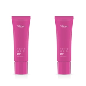 skinChemists Serie Juventud Máscara de Retinol y Bakuchiol 50ml x 2 Paquete Dúo