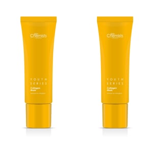 skinChemists Serie Juventud Máscara de Colágeno al 1% 50ml x 2 Paquete Dúo
