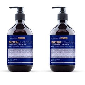 Paquete Dúo de Acondicionador Biotina Orgánico y Botánico 500ml x 2