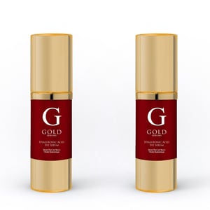 Paquete Dúo de Sérum de Ojos con Ácido Hialurónico Gold de 15ml x 2