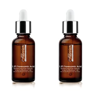 skinChemists Sérum Balancing para Ojos con 1.5% de Ácido Tranexámico 15ml x 2 Paquete Dúo