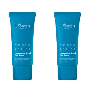 skinChemists Serie Juventud Suero para los Ojos 1.5% Ácido Hialurónico 15ml x 2 Paquete Dúo