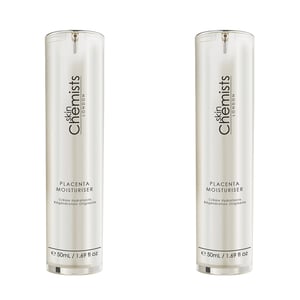 skinChemists Crema Hidratante de Placenta 50ml x 2 Paquete Dúo