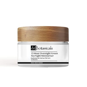 Dr Botanicals Crema Hidratante Nocturna de Té Verde 12 Horas 50ml x 2 Paquete Dúo