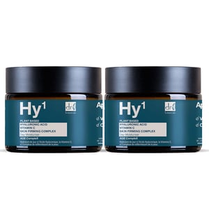 Dr Botanicals Hidratante Diario 60ml x 2 Pack Dúo con Ácido Hialurónico 1%, Vitamina C 1% y Complejo Reafirmante 1%