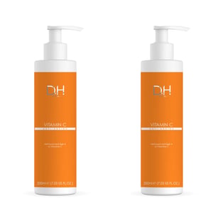 Dr H Limpiador Anti-Envejecimiento con Vitamina C 200ml x 2 Paquete Doble