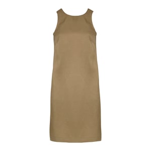 Vestido holgado de jacquard de tencel por encima de la rodilla