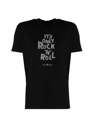 John Richmond T-Shirt del hombre negro