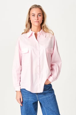Camisa extragrande Clara - Rosa