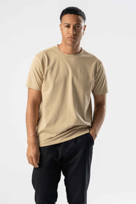 Camiseta regular - Beige