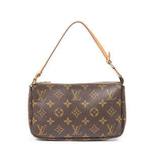 Louis Vuitton PumpkinPendantNecklace  en Marrón Lona recubierta