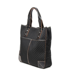 Celine Vertical Tote  en Negro Lienzo