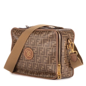 Fendi Small Soft Travel Case  en Marrón Lona recubierta