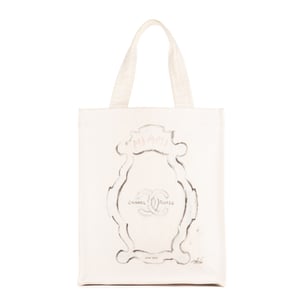 Chanel Miami Chanel Cruise 2008-2009 Shopping Tote  en Blanco Lienzo