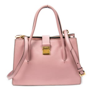 Miu Miu Madras Convertible Top Handle  en Rosa Piel de becerro