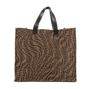 Fendi Shopping Tote  en Marrón Lona recubierta