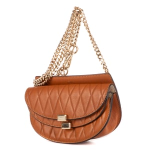 Chloé Georgia  en Marrón Piel de becerro