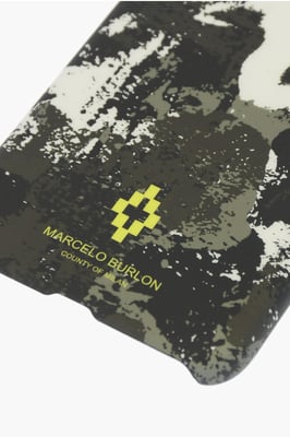 Funda para iPhone XS con estampado de camuflaje en verde militar