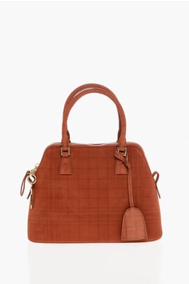 Bolso MM11 5AC de ante reciclado en rojo