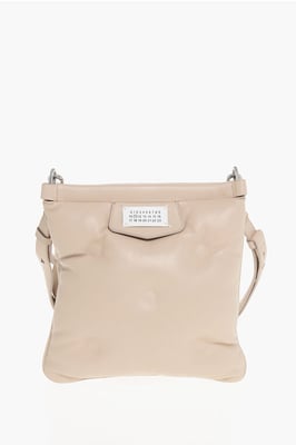 Bolso bandolera GLAM SLAM MM11 de piel acolchada con C magnética en rosa